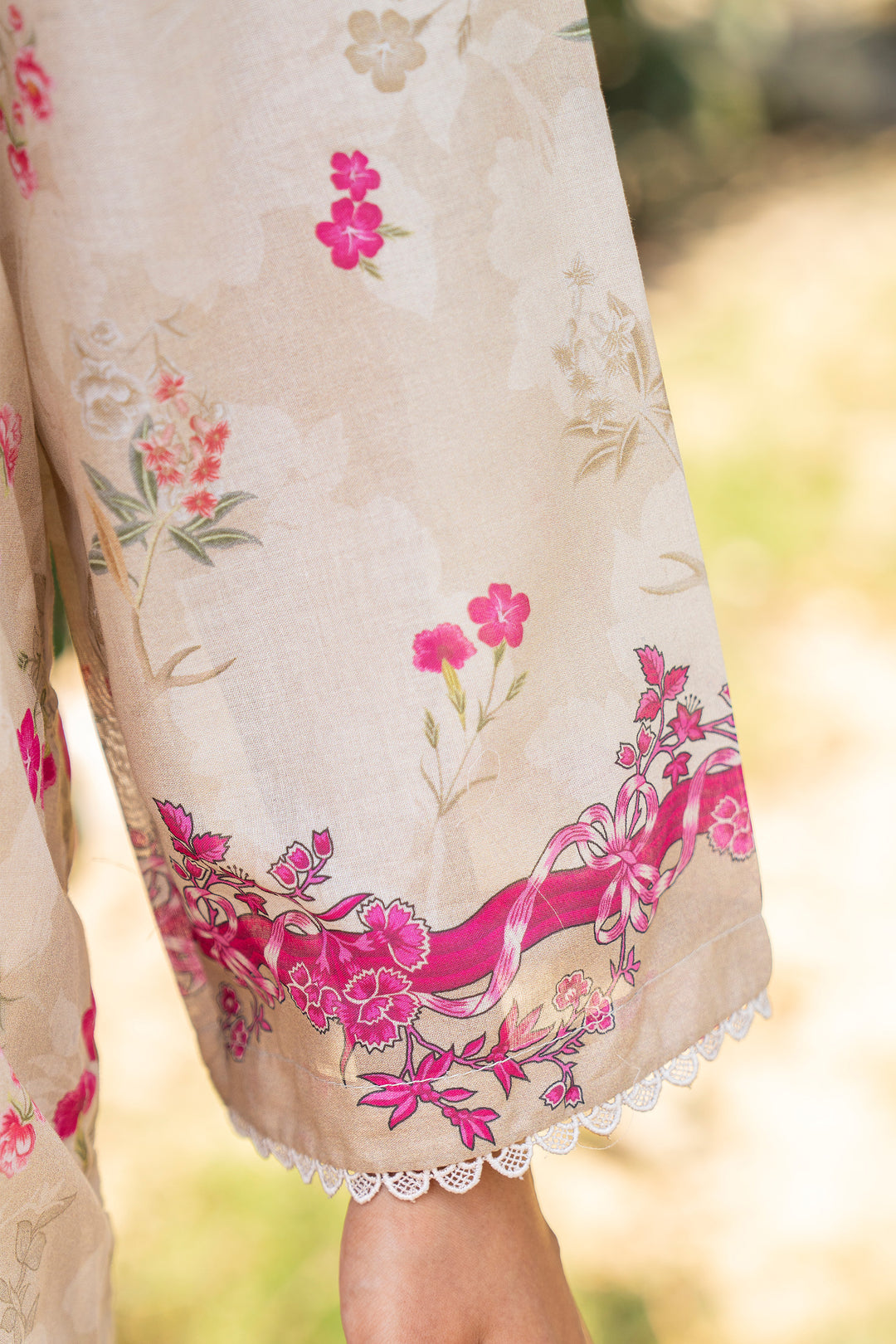 3 Piece Unstitched Off White Lawn - SU25V17-S5 - JACQUARD CLOTHING