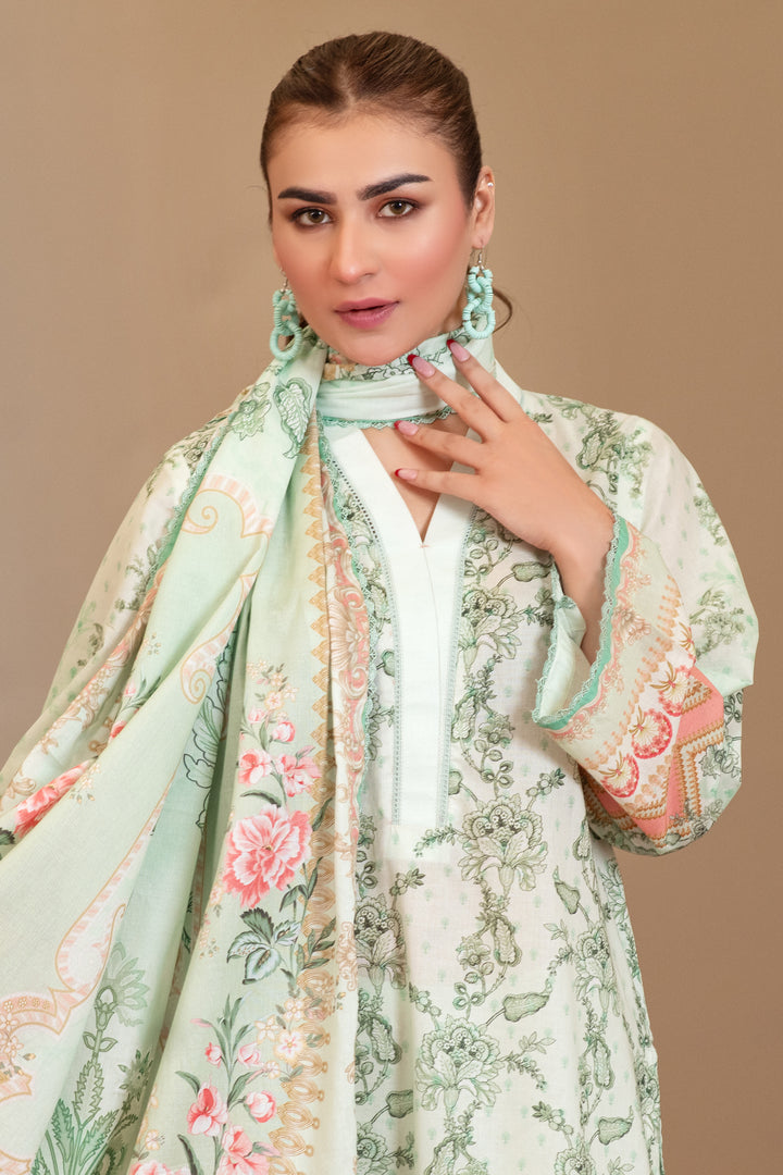 3 Piece Unstitched Panache Premium Lawn - SU25V13-S3 - JACQUARD CLOTHING