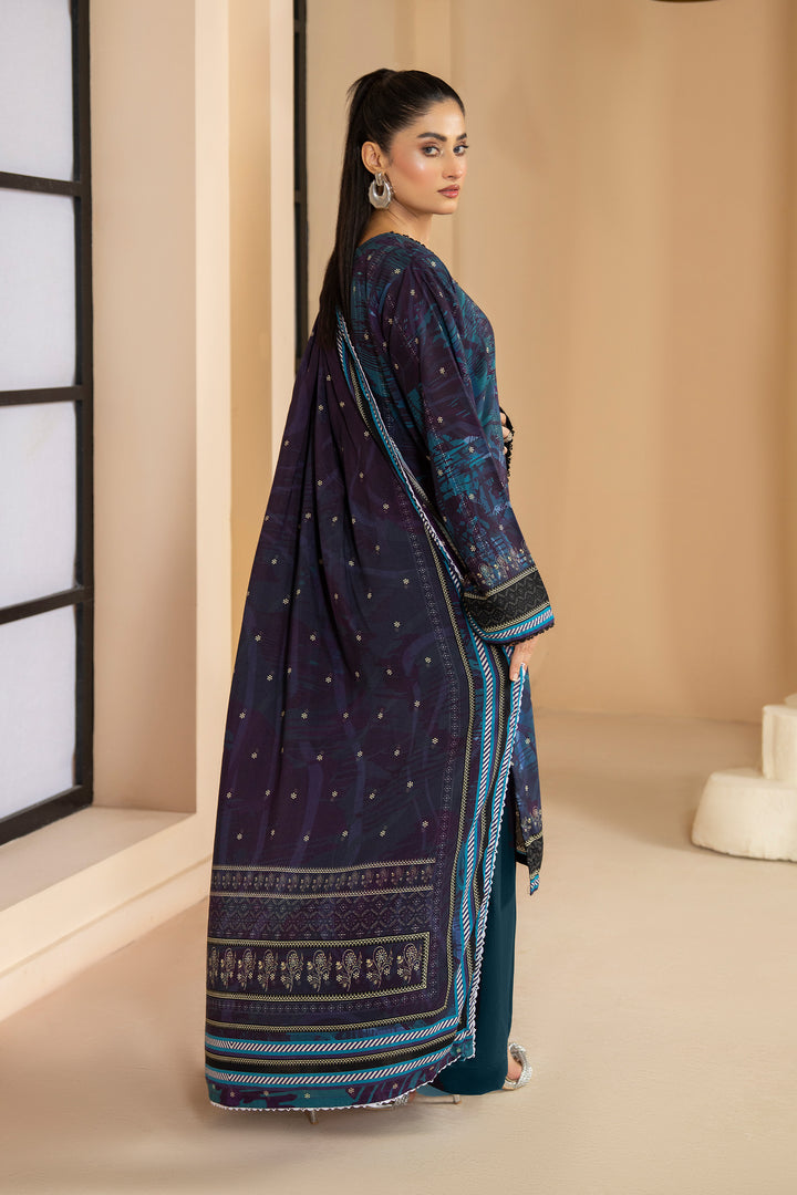 3 Piece Unstitched Bleached Cedar Premium Linen