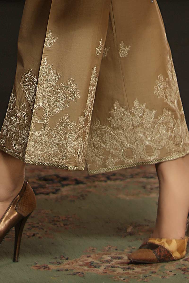 CREPE TROUSER / ANTIQUE KHAKI - Jacquard