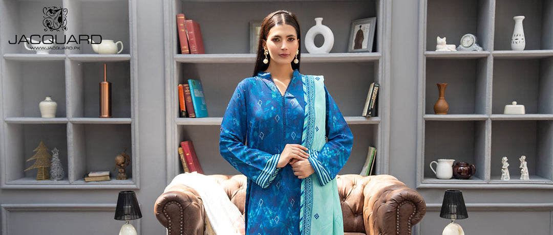 Explore Jacquard’s Latest Ladies Suit Designs with Prices in Pakistan