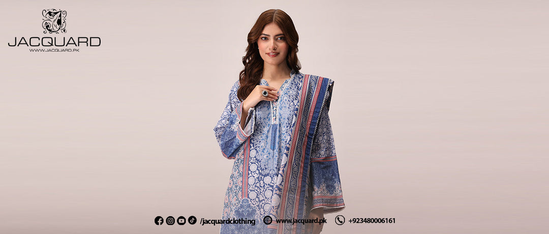 Season End Sale – Premium Unstitched Suits for Ladies by Jacquard Clothing