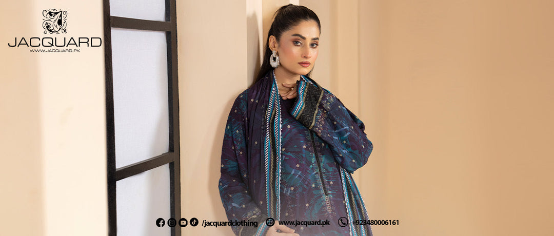 Unstitched women suit for all seasons - Jacquard Clothing