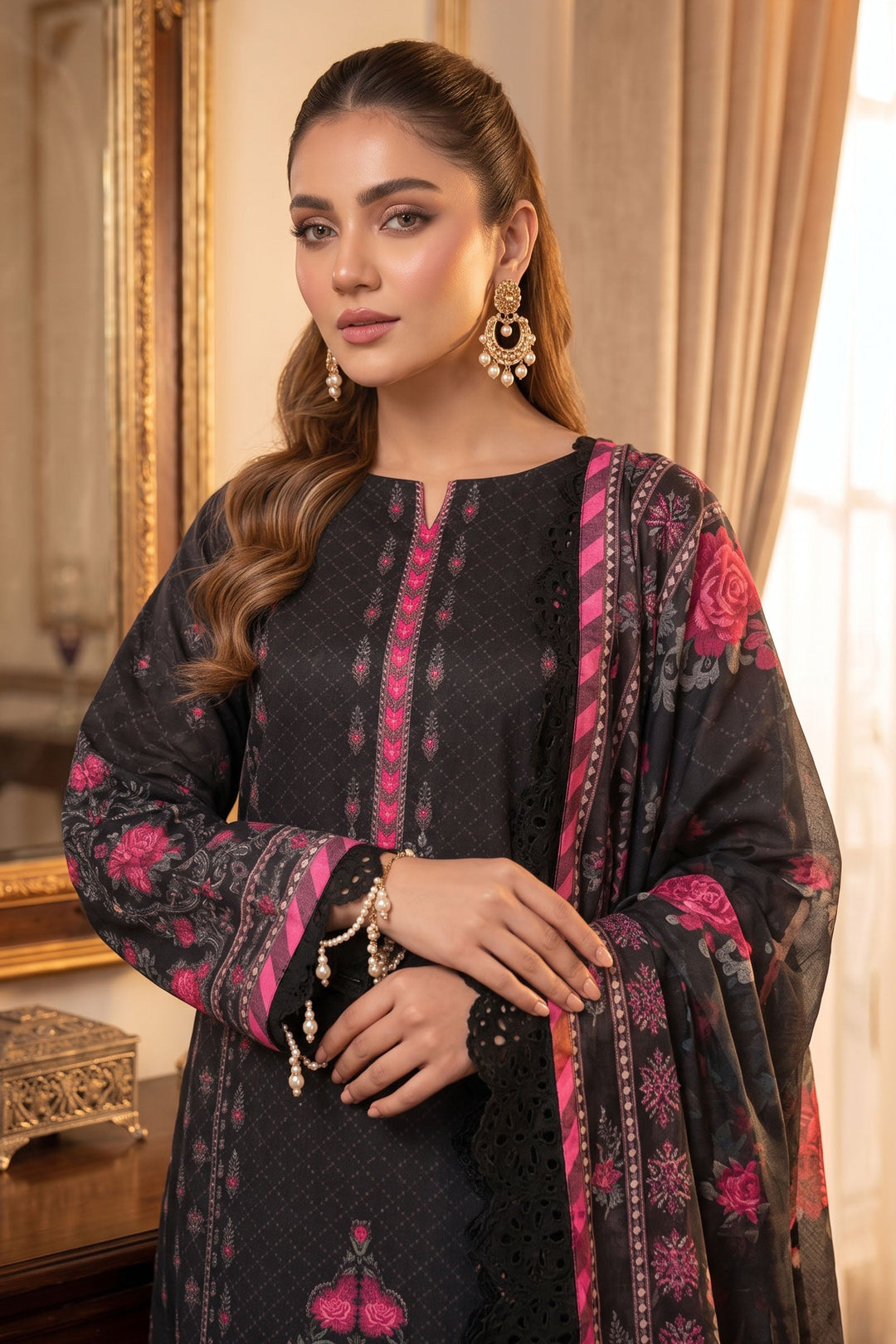 3 Piece Unstitched Printed Lawn VOL-30 SU26