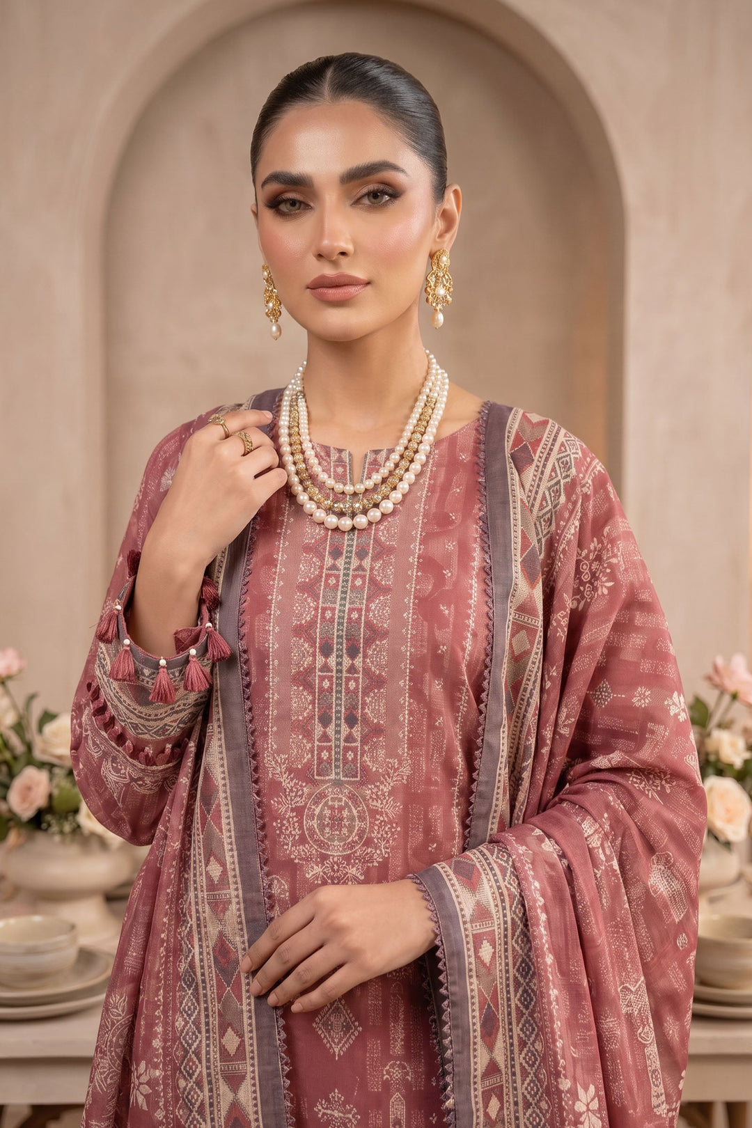 3 Piece Unstitched Printed Lawn VOL-27 SU26