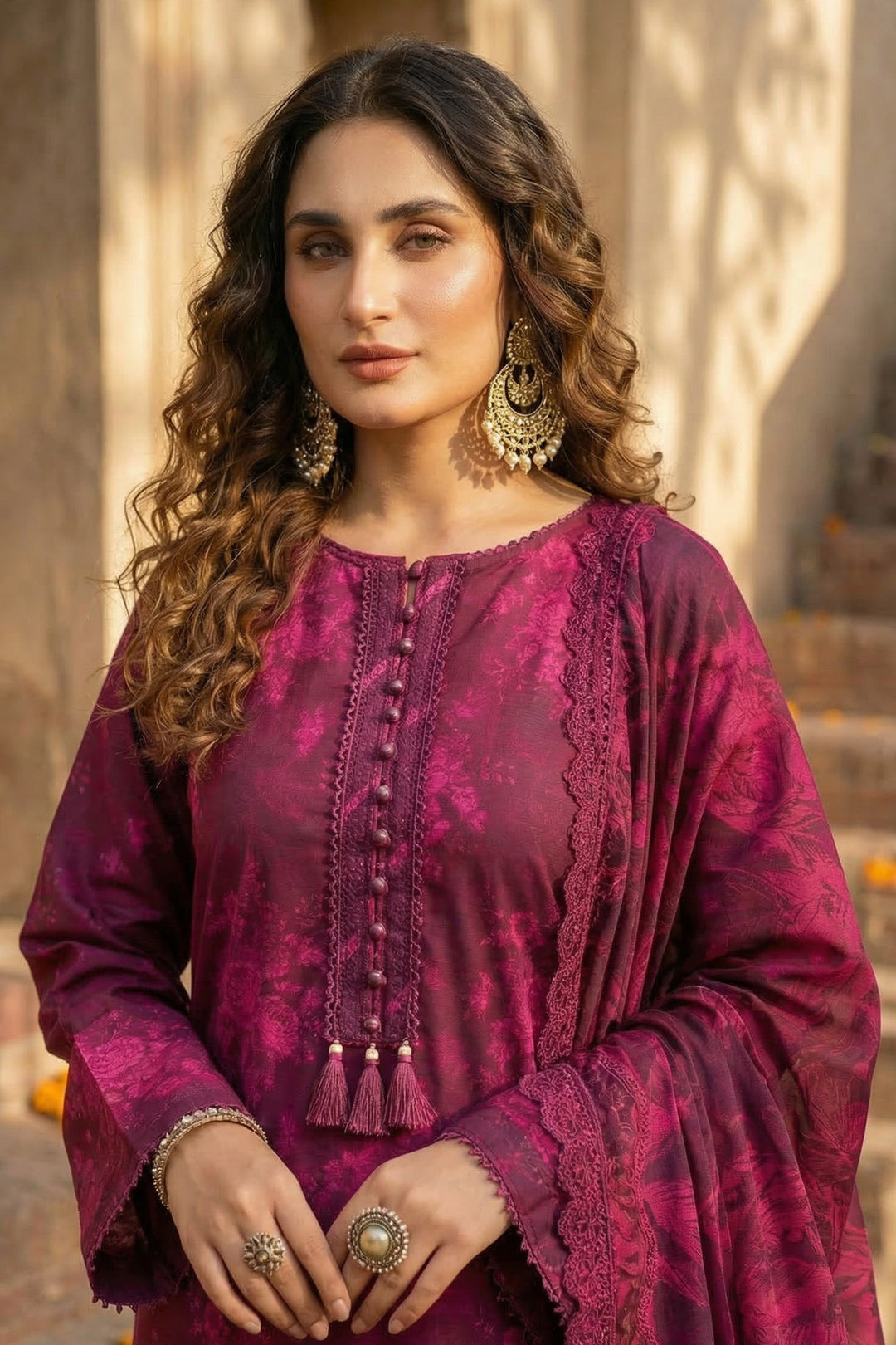 3 Piece Unstitched  Printed Lawn VOL-N-6 SU26