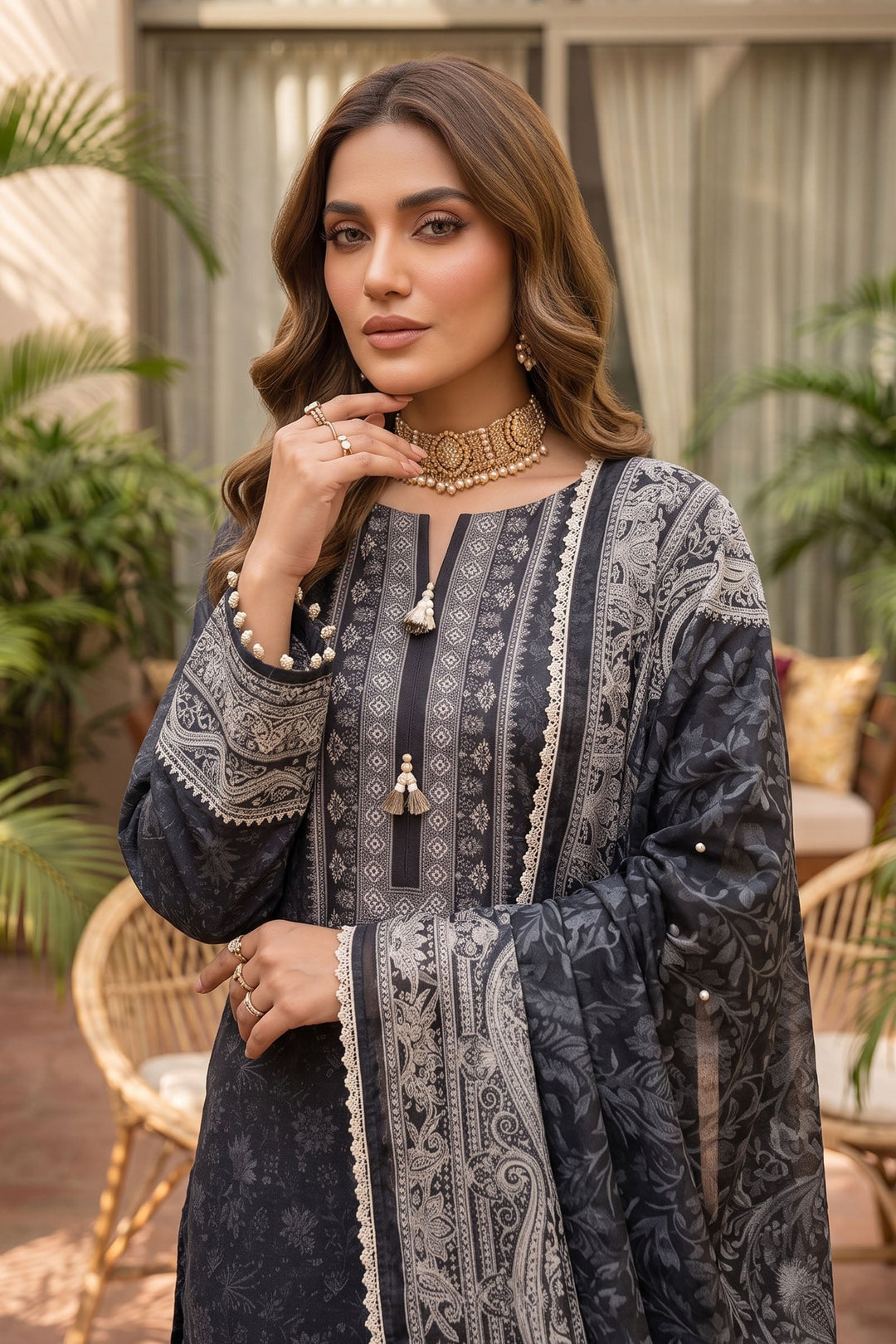 3 Piece Unstitched Printed Lawn VOL-29 SU26