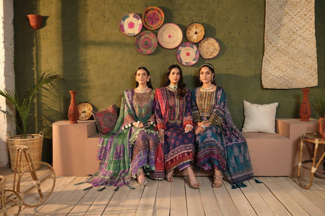 SHAJR-E-ZOUQ Embroidered Lawn
