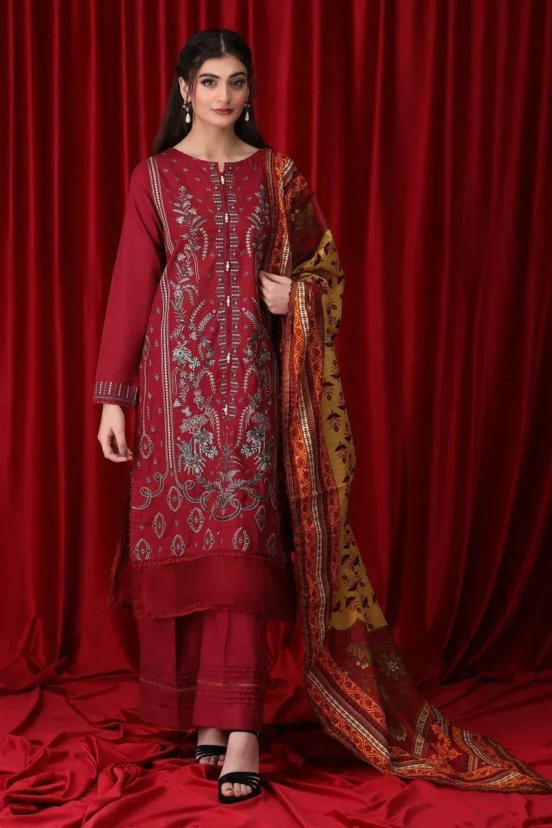 Raaz-e-Ulfat Embroidered Khaddar