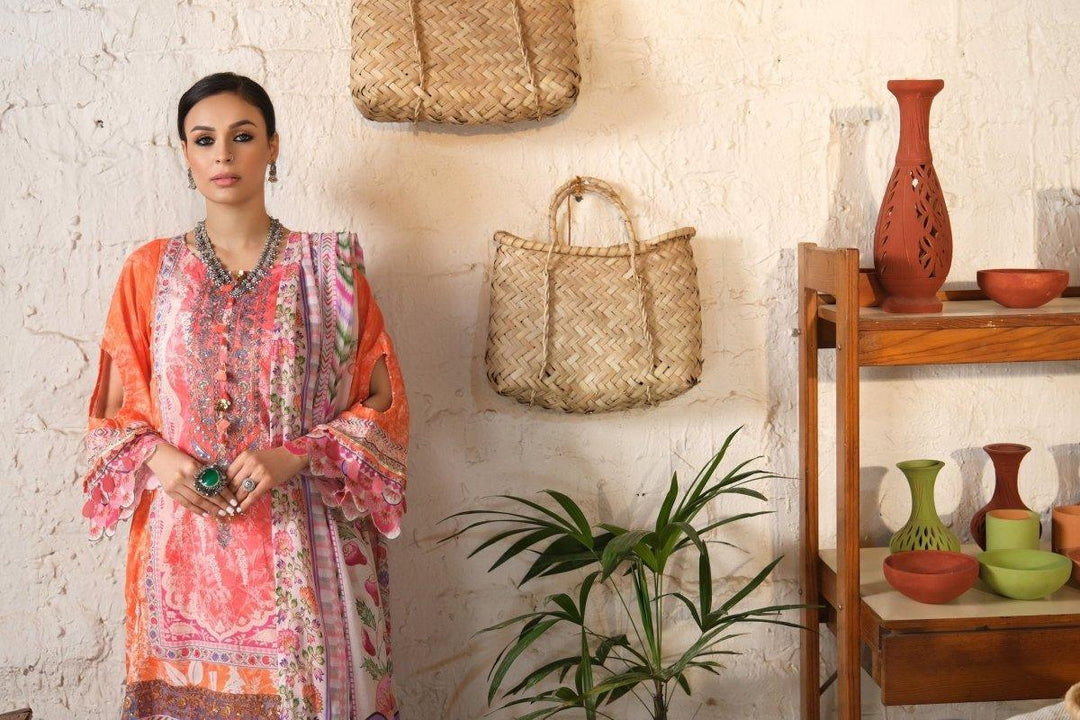BAGH-E-BAHAR COLLECTION / 3PC / EMBROIDERED LAWN