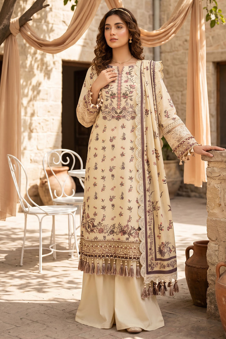 Desert Sand 3 Piece Unstitched Premium Printed Lawn