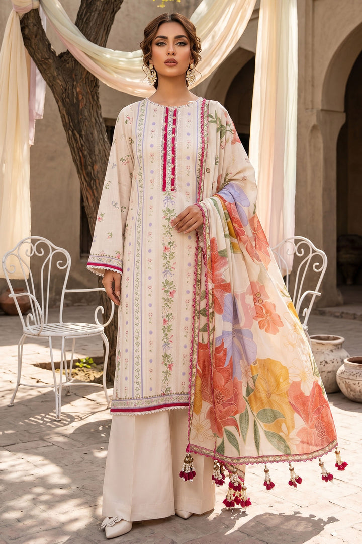3 Piece Unstitched Pearl Premium Lawn