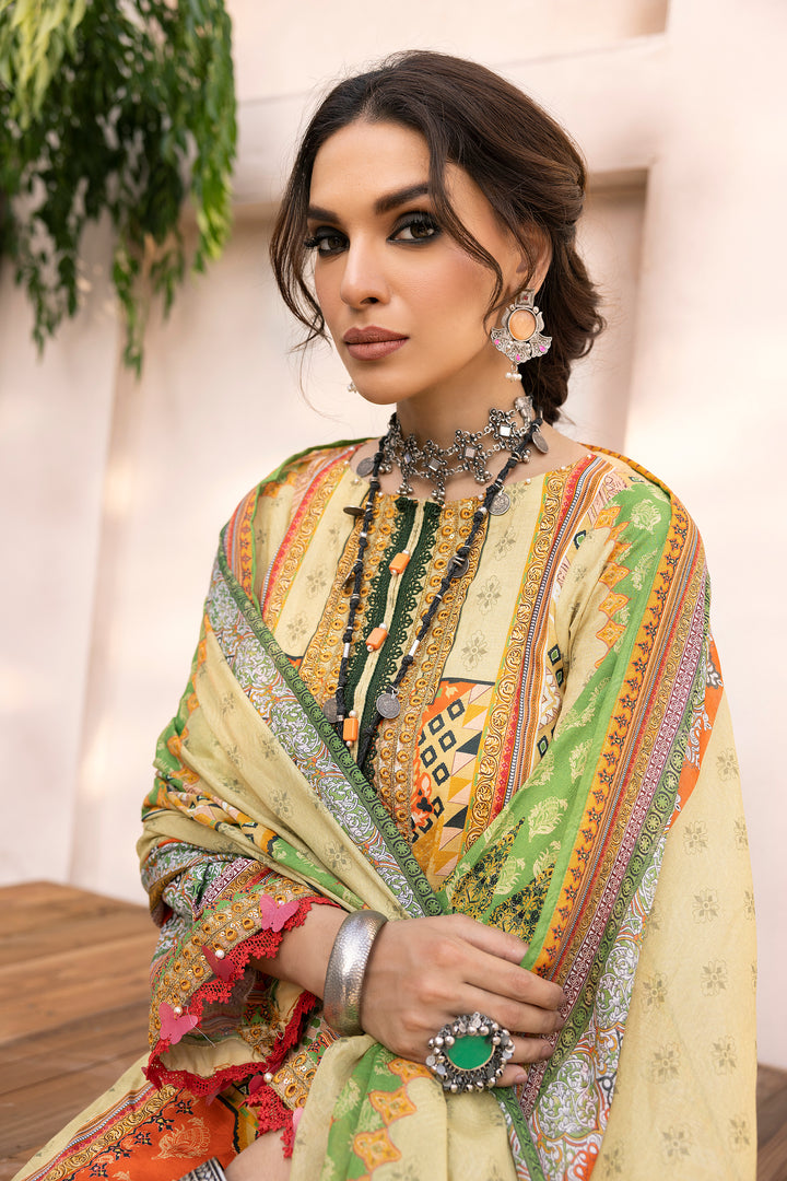 MASTANI COLLECTION / 3PC / PRINTED EMBROIDERED LAWN UNSTITCHED COLLECTION  SUMMER 2023 EID EDIT 2 BY JACQUARD CLOTHING