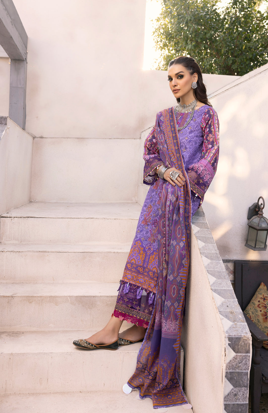 MASTANI COLLECTION / 3PC / PRINTED EMBROIDERED LAWN UNSTITCHED COLLECTION  SUMMER 2023 EID EDIT 2 BY JACQUARD CLOTHING