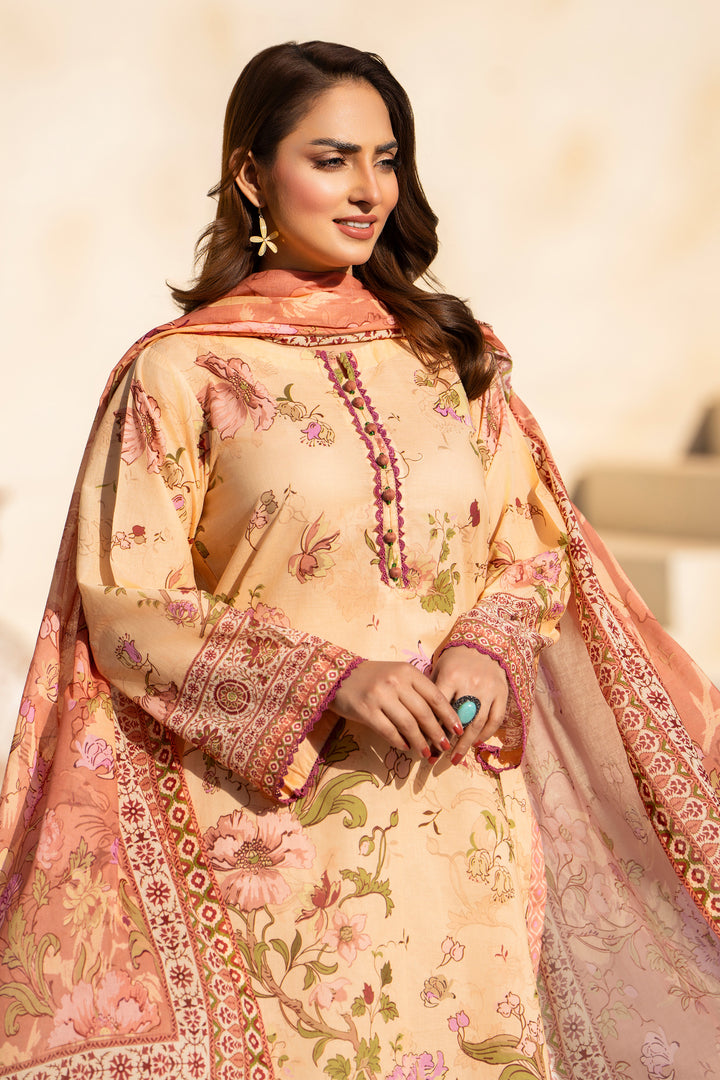 3 Piece Unstitched Skin Premium Lawn