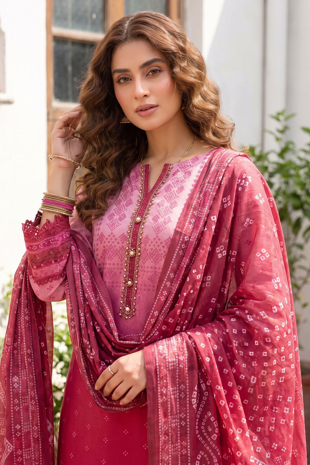 Gradient 3 Piece Unstitched Premium Printed Lawn