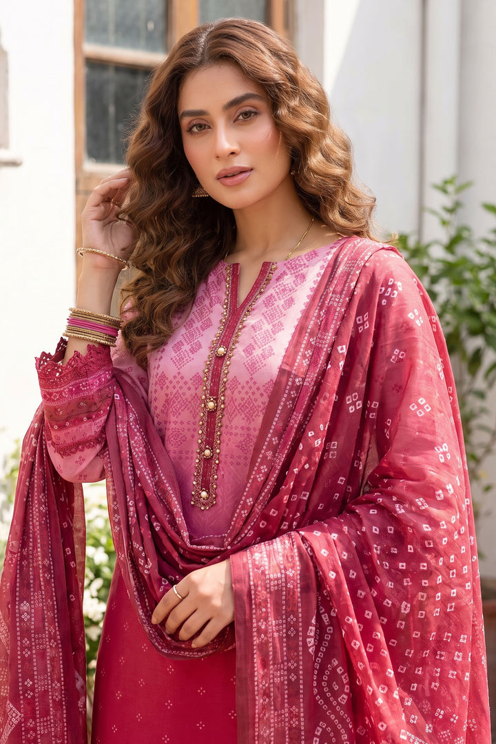 Gradient 3 Piece Unstitched Premium Printed Lawn
