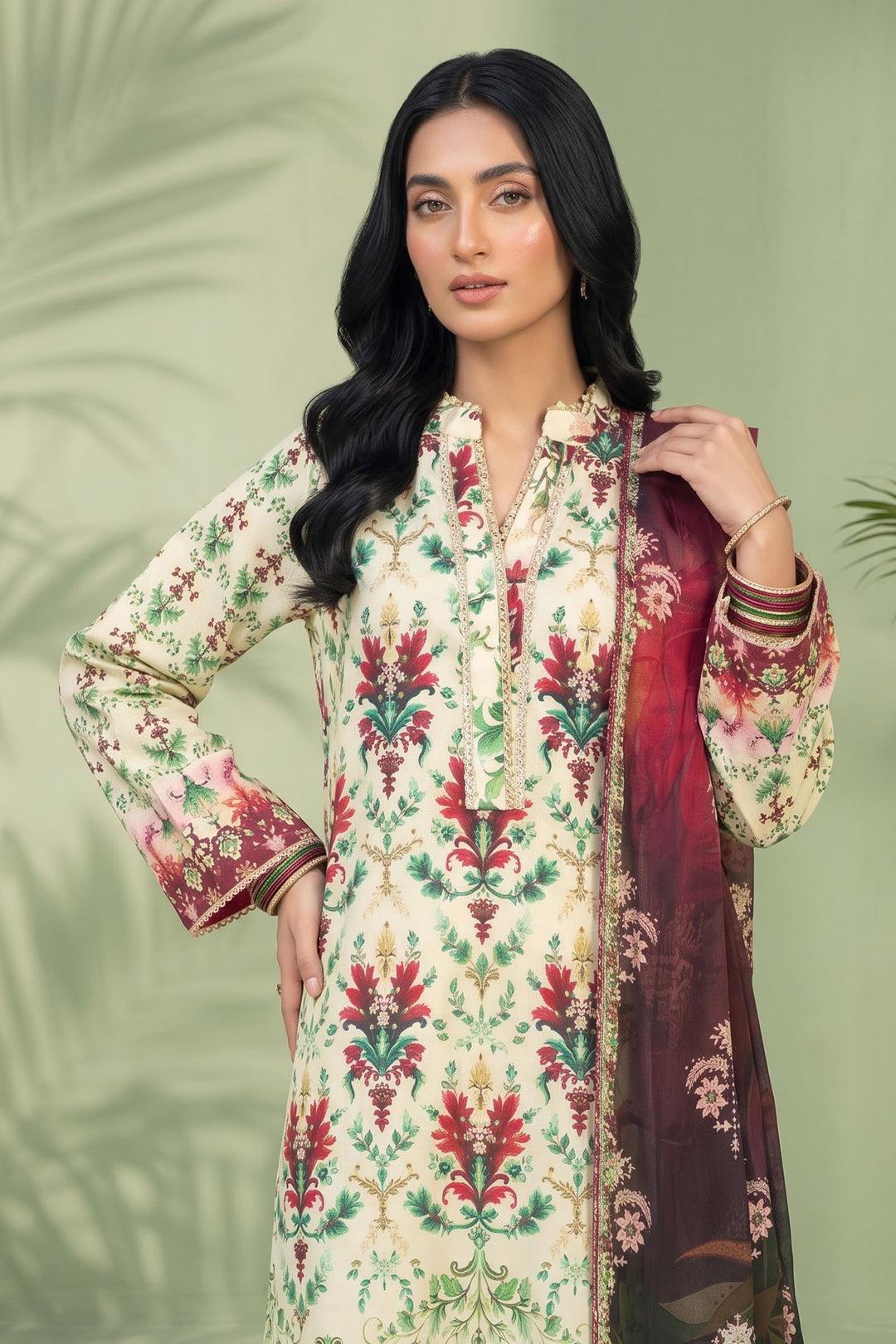 3 Piece Unstitched Multi Premium Linen