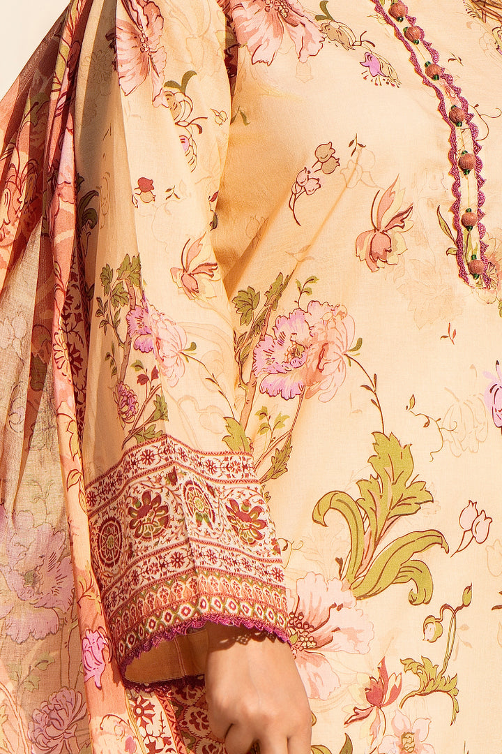 3 Piece Unstitched Skin Premium Lawn