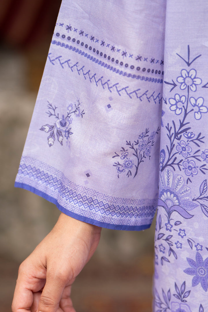 3 Pcs Unstitched Lavender Lawn - SU25V22-S1 - JAQUARD CLOTHING