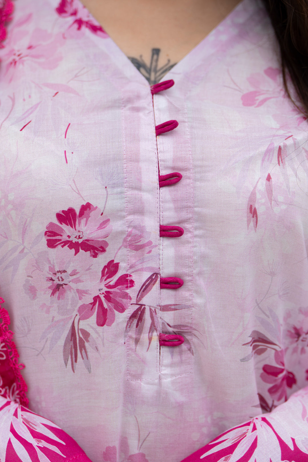 3 Pcs Unstitched Lilac Lawn - SU25V30-S2 - JACQUARD CLOTHING
