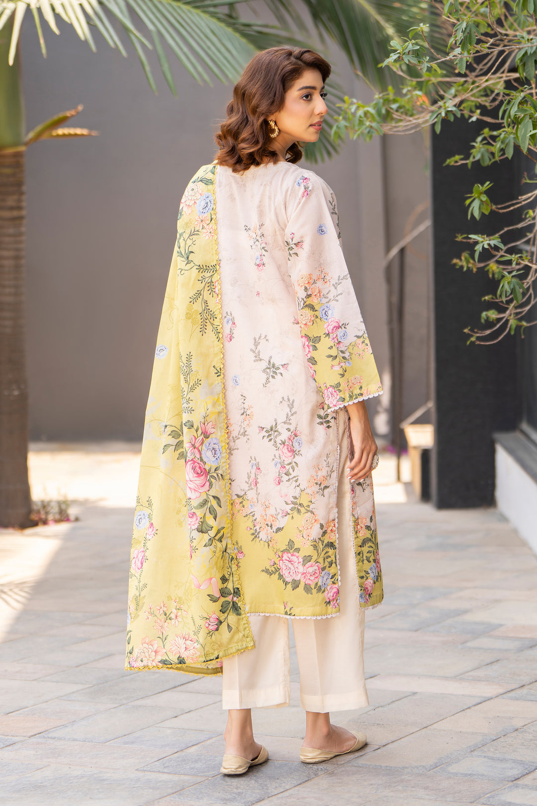 3 Pcs Unstitched Skin Lawn - SU25V18-S9 - JACQUARD CLOTHING