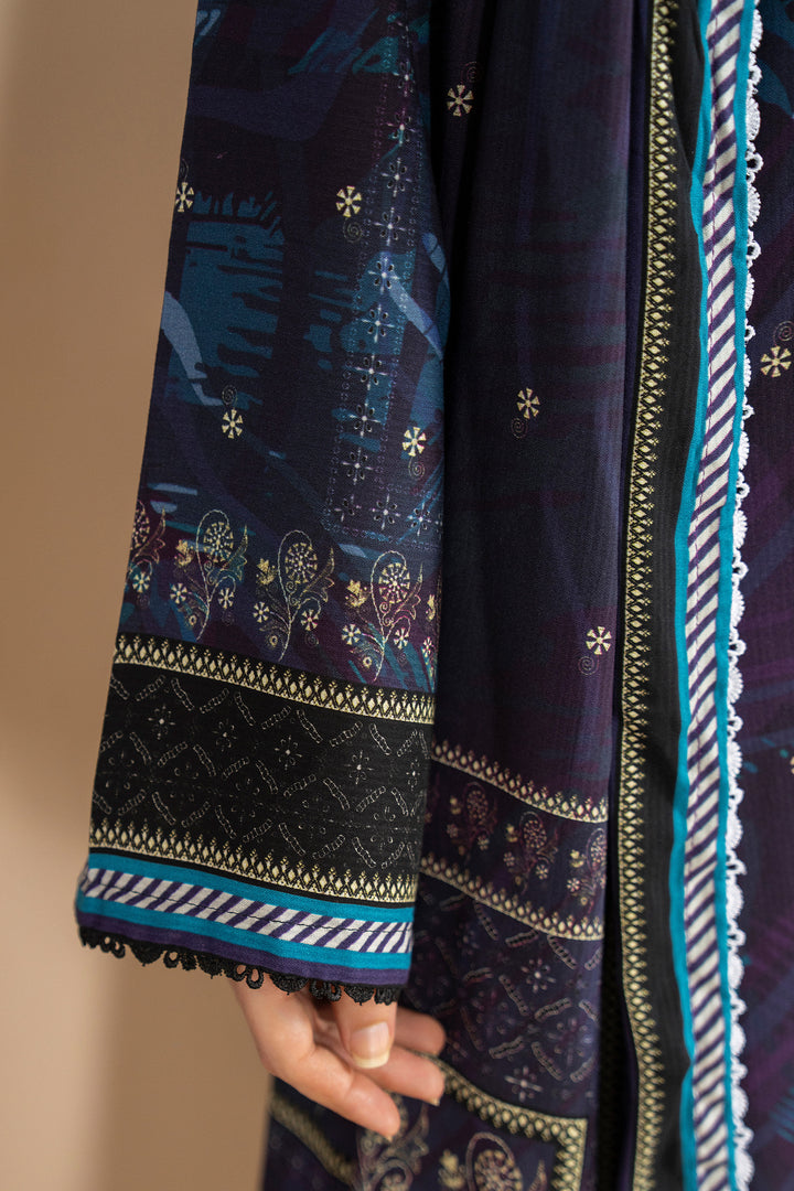 3 Piece Unstitched Bleached Cedar Premium Linen