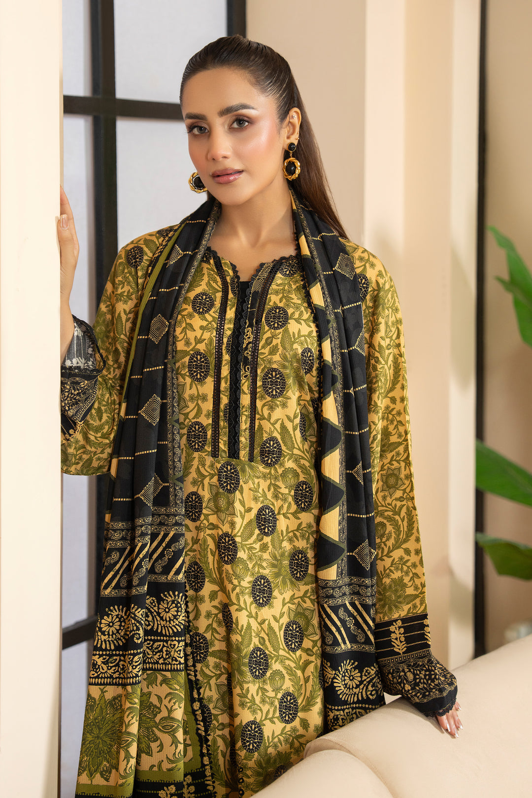 3_Piece_Unstitched_Desert_Premium_Linen