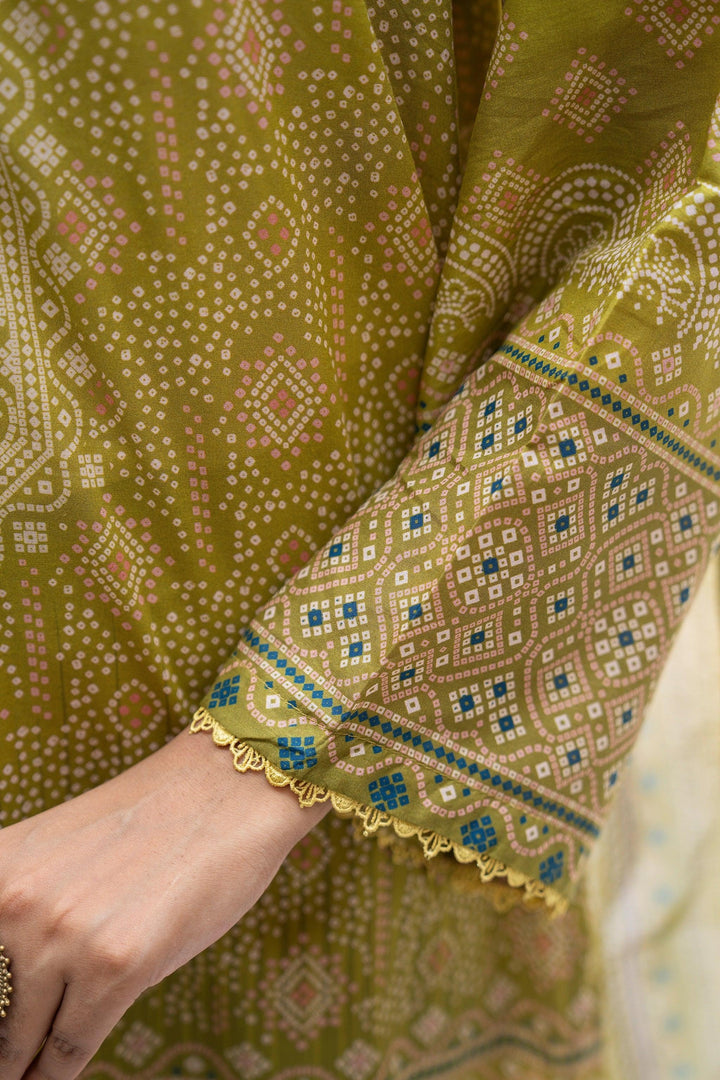 3 Piece Unstitched Gold Premium Printed Lawn Suit - Jacquard Clothing Summer 2026