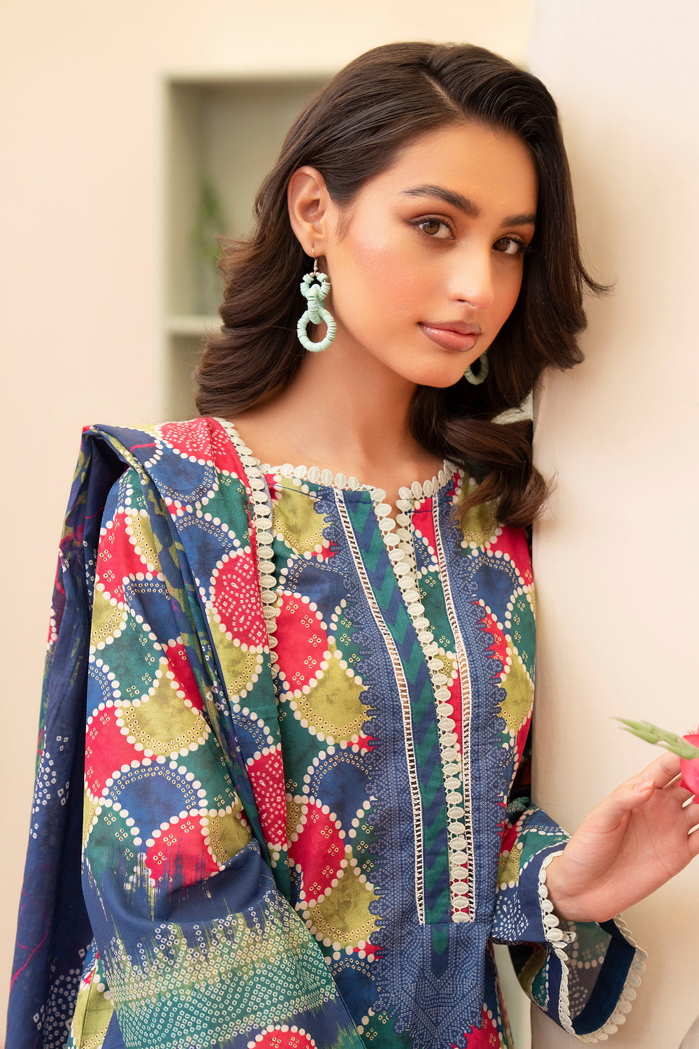 3 Piece Unstitched Multi Premium Lawn - SU25V12-S5 - JACQUARD CLOTHING