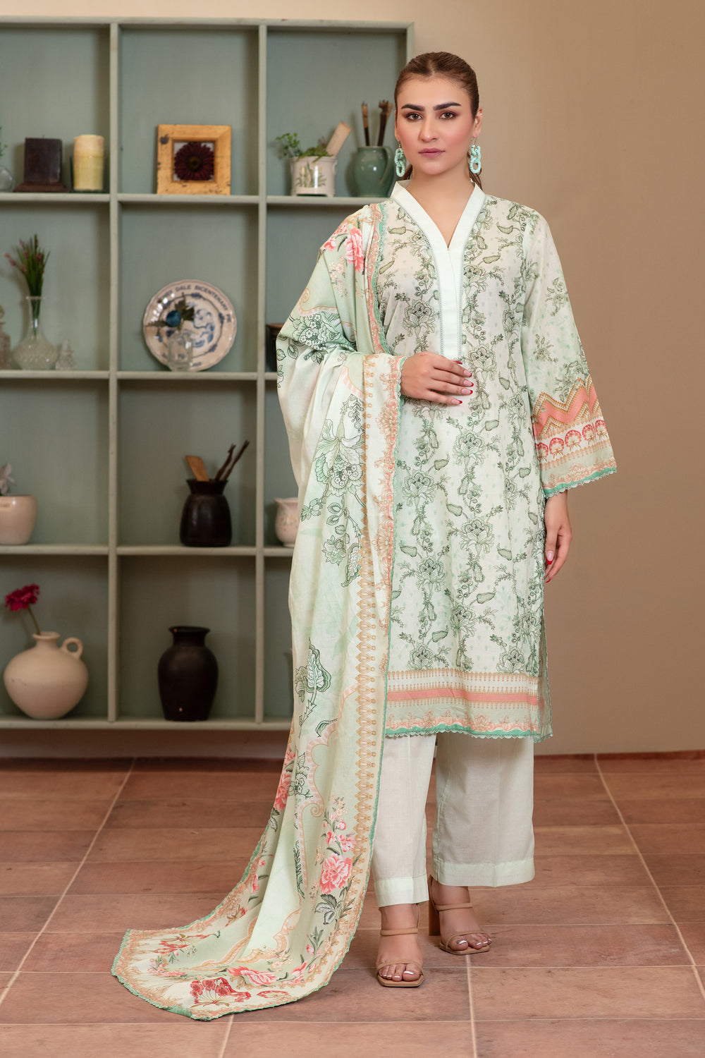 3 Piece Unstitched Panache Premium Lawn - SU25V13-S3 - JACQUARD CLOTHING