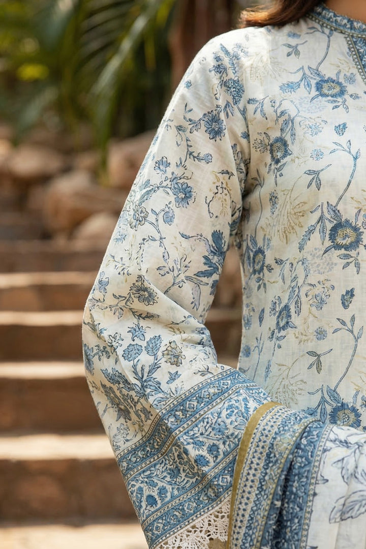 3 Piece Unstitched Platinum Premium Printed Lawn Suit By Jacquard Clothing Summer 2026 Collection