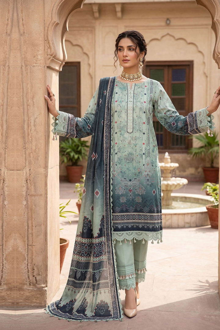 Gradient 3 Piece Unstitched Premium Printed Lawn