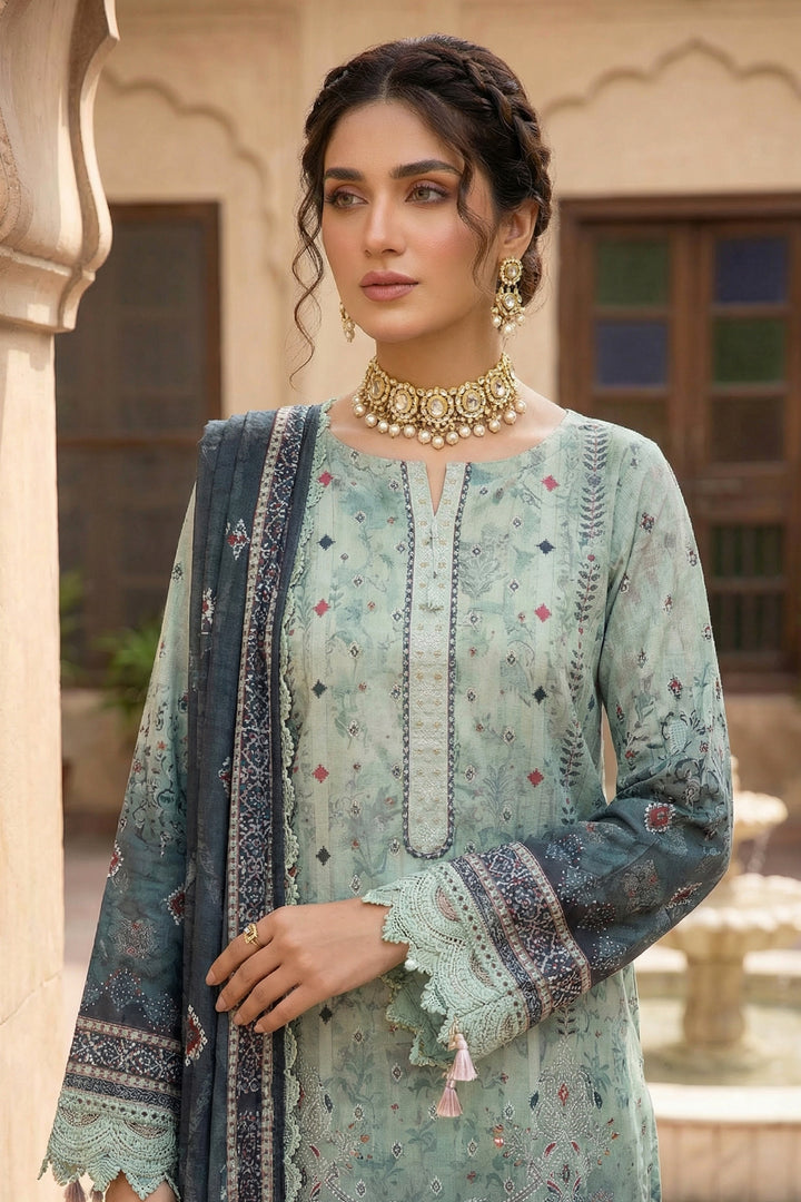 Gradient 3 Piece Unstitched Premium Printed Lawn