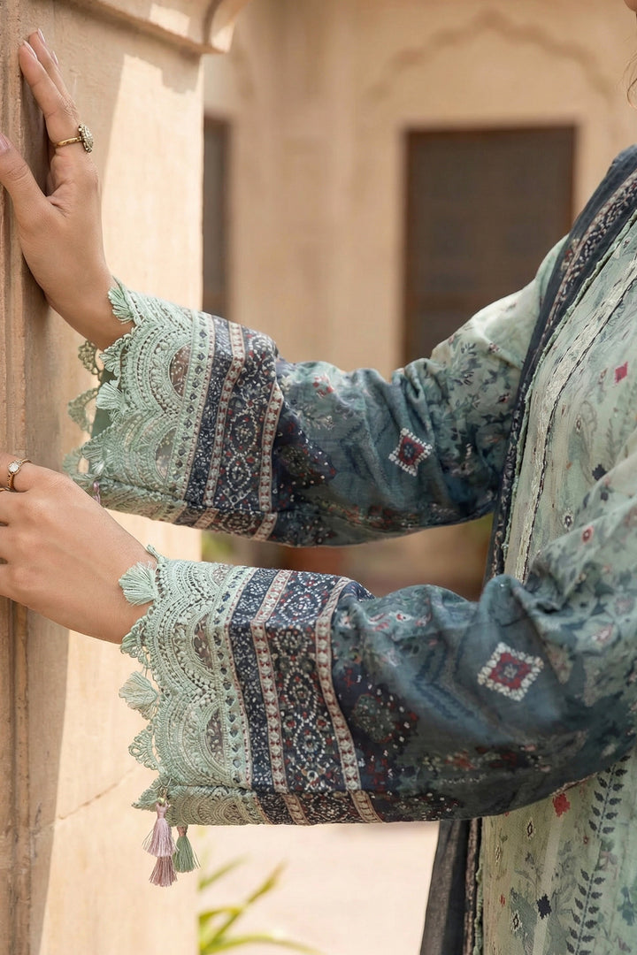 Gradient 3 Piece Unstitched Premium Printed Lawn