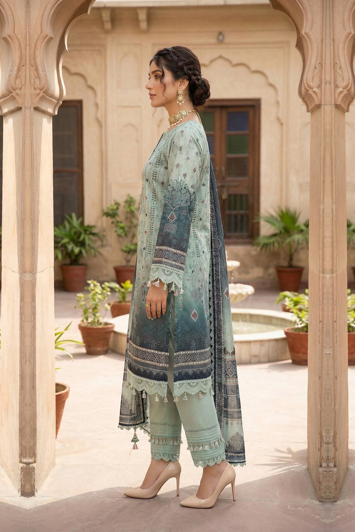 Gradient 3 Piece Unstitched Premium Printed Lawn