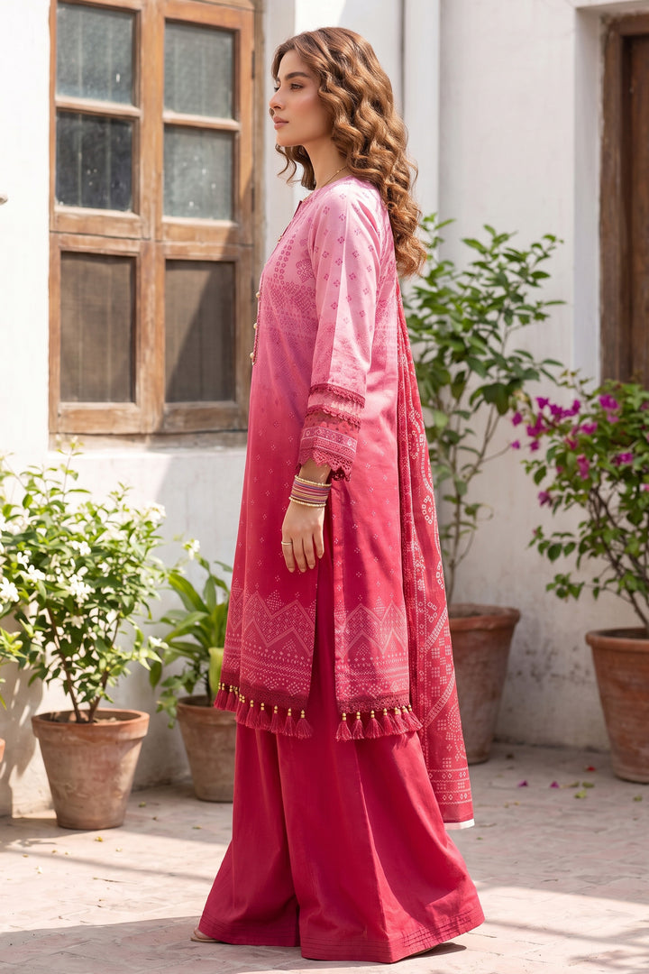 Gradient 3 Piece Unstitched Premium Printed Lawn