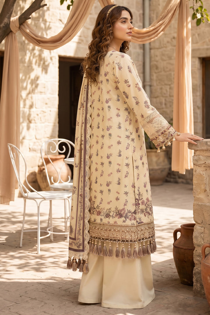 Desert Sand 3 Piece Unstitched Premium Printed Lawn