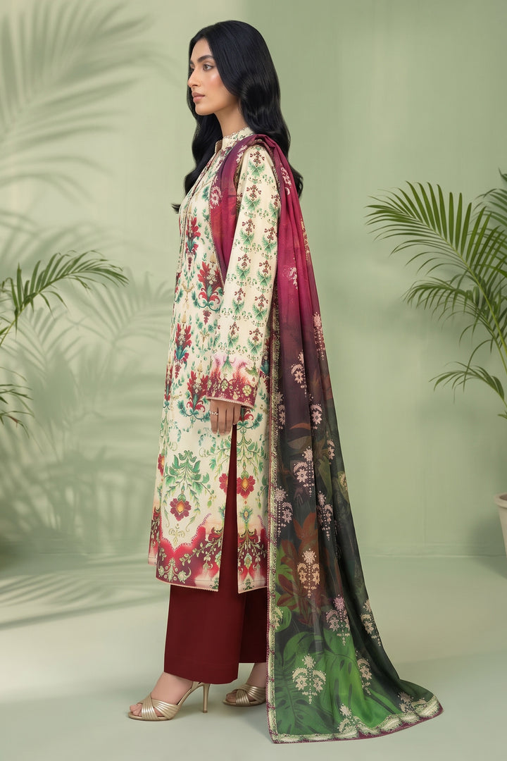 3 Piece Unstitched Multi Premium Linen