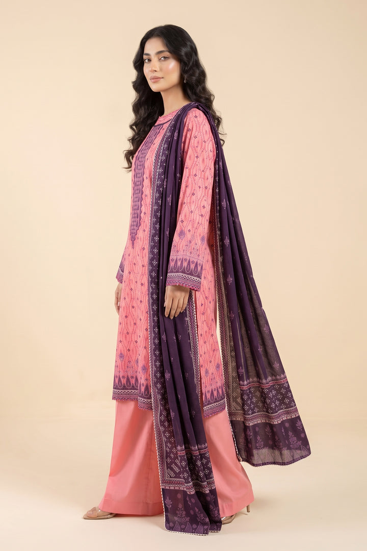 3 Piece Unstitched Geraldine Premium Linen