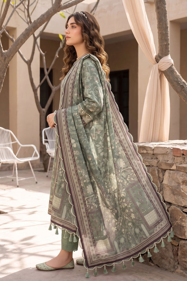 Camouflage Green 3 Piece Unstitched Premium Printed Lawn