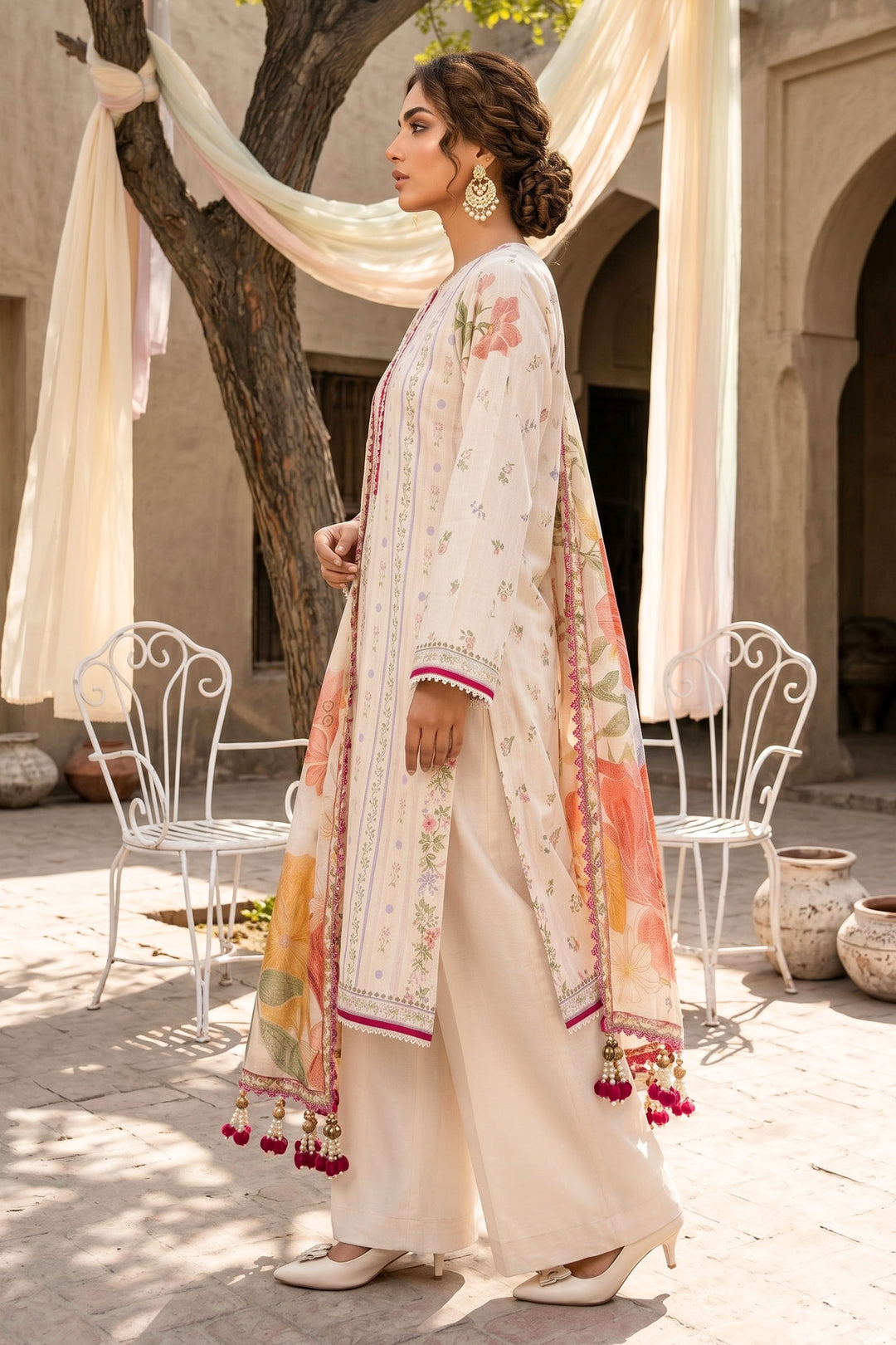 3 Piece Unstitched Pearl Premium Lawn