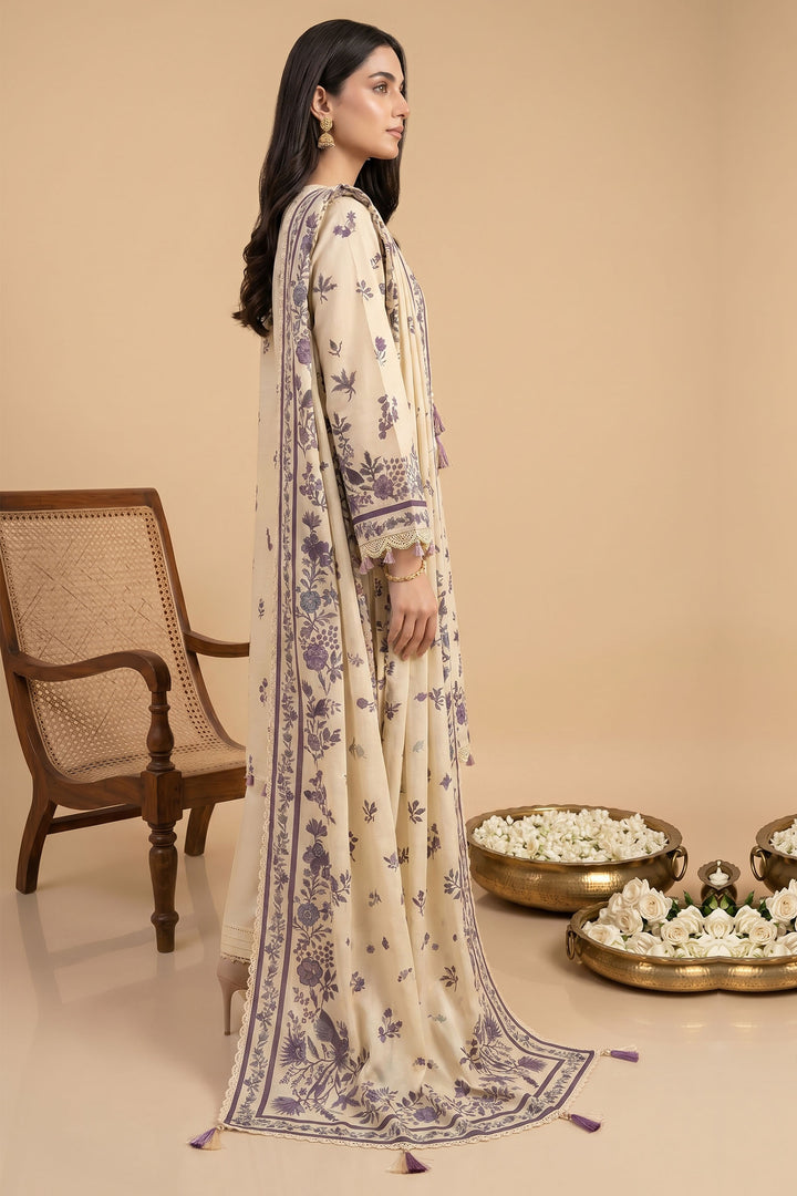Desert Sand 3 Piece Unstitched Premium Printed Lawn
