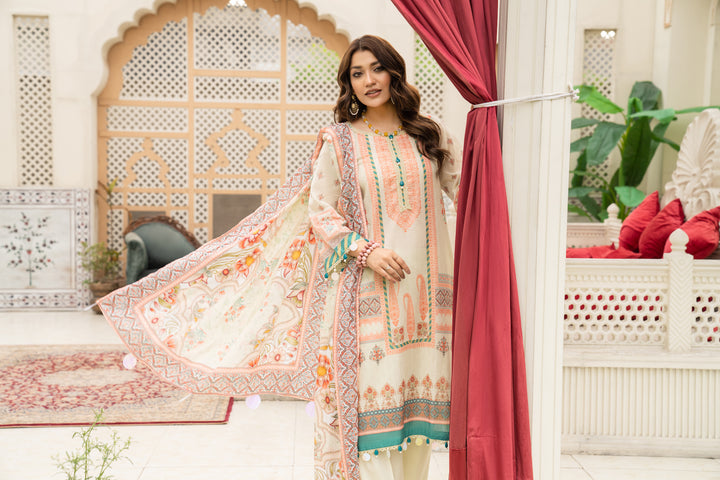 New Arrivals digital printed lawn unstitched collection summer 2023 by jacquard clothing