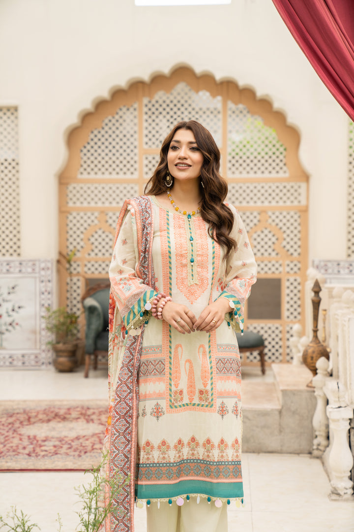 New Arrivals digital printed lawn unstitched collection summer 2023 by jacquard clothing