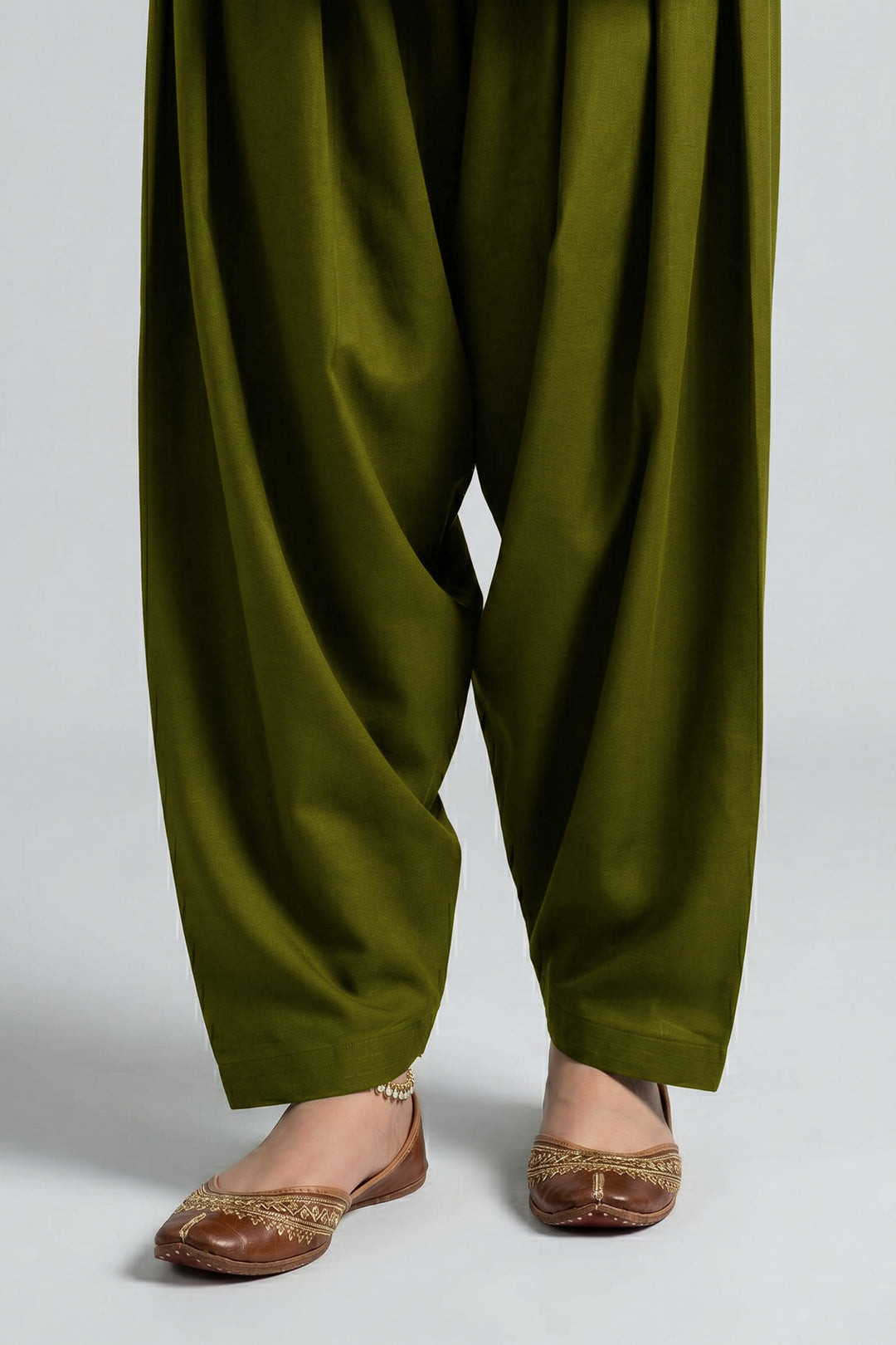 Cambric Trouser-Dyed (Unstitched)