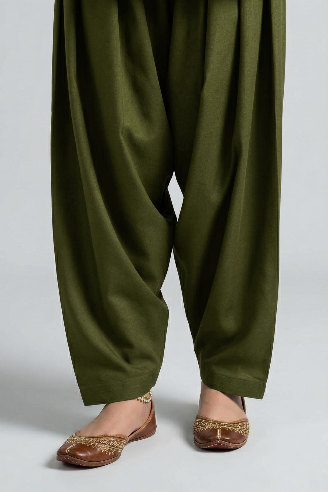 Cambric Trouser-Dyed (Unstitched)