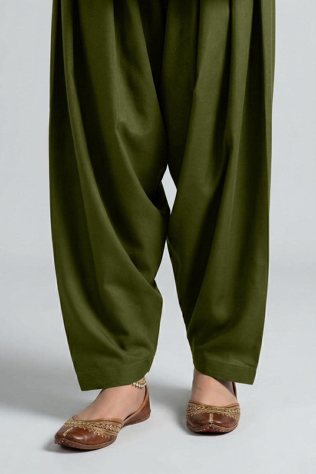 Cambric Trouser-Dyed (Unstitched)