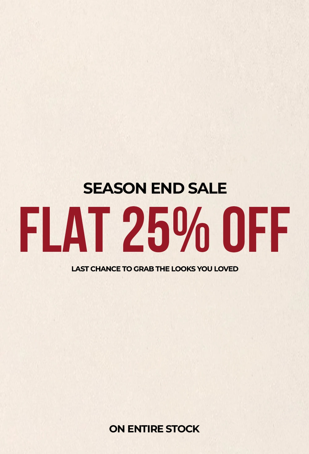 FLAT 25% OFF - JACQUARD CLOTHING