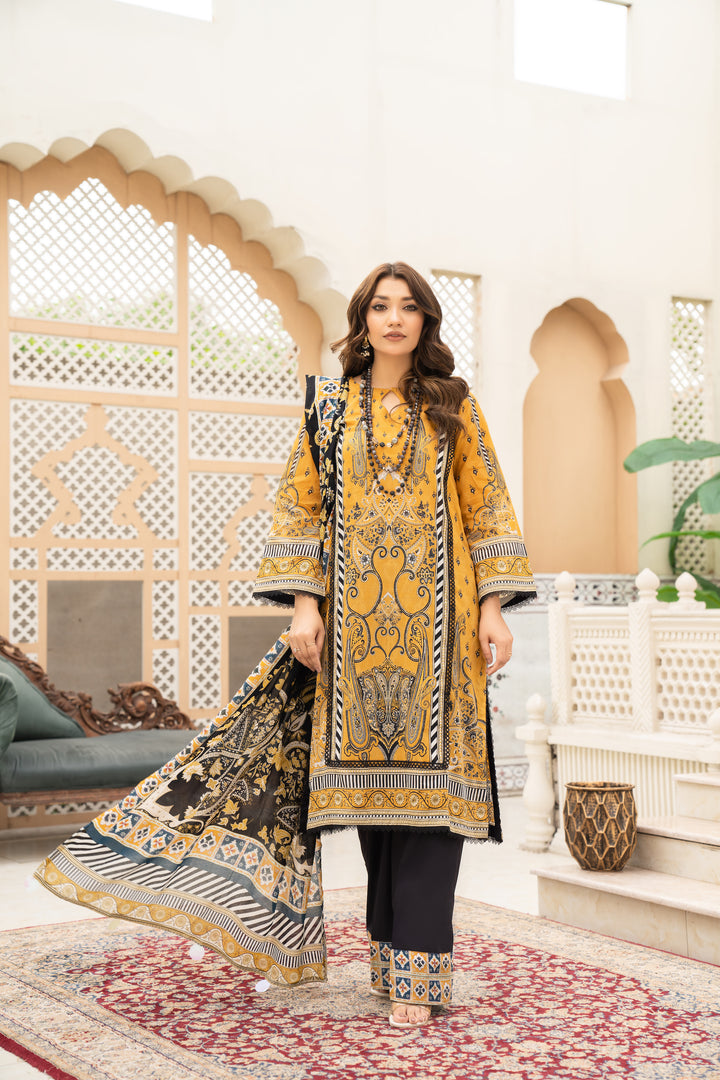 New Arrivals digital printed lawn unstitched collection summer 2023 by jacquard clothing